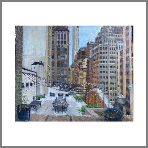 "Hell's Kitchen Balcony #1"