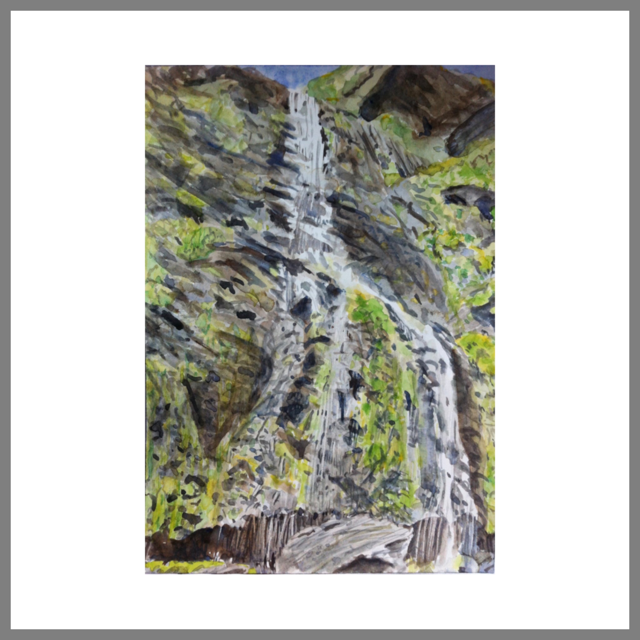 South Island Waterfall